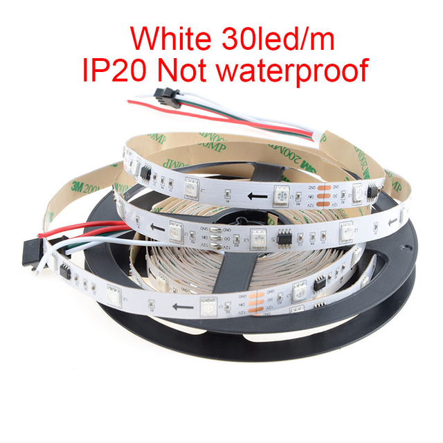 WS2811 DC5/12V Programmable LED Strip Lights, Addressable Digital Full Color Chasing Flexible LED Strips, Outdoor Waterproof, 150LEDs 16.4ft Per Reel By Sale WS2811 DC5/12V Programmable LED Strip Lights, Addressable Digital Full Color Chasing Flexible LED Strips, Outdoor Waterproof, 150LEDs 16.4ft Per Reel By Sale
